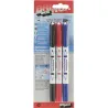 Compra ROTULADOR PERMANENTE PUNTA DOBLE SURTIDO 3 COLORES BRINOX B421200 al mejor precio