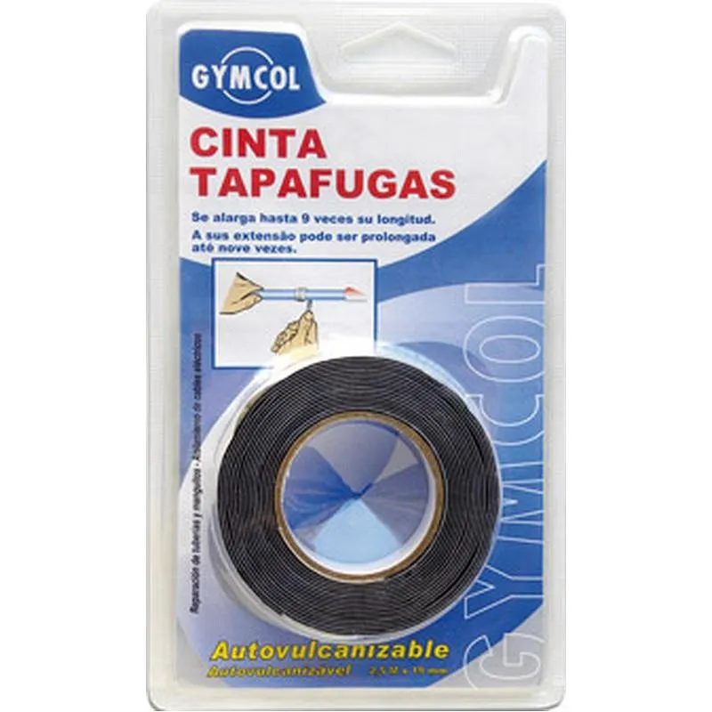Compra CINTA AUTOVULCANIZABLE TAPAFUGAS 2,5 M X 19 MM GYMCOL 8444 al mejor precio