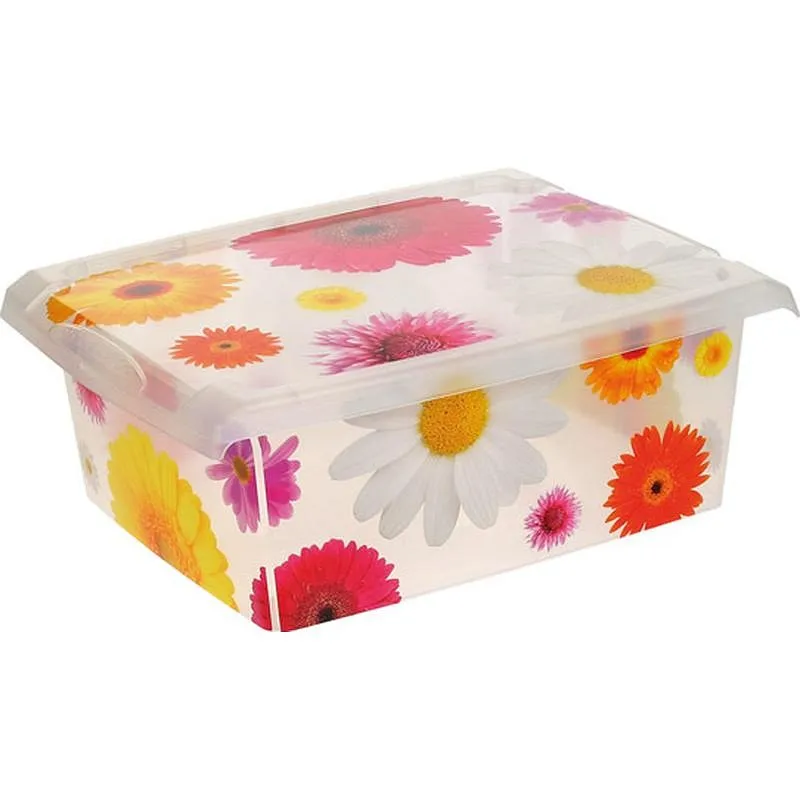Compra CAJA FASHION BOX PINK FLOWERS 10 L 2707.99D al mejor precio