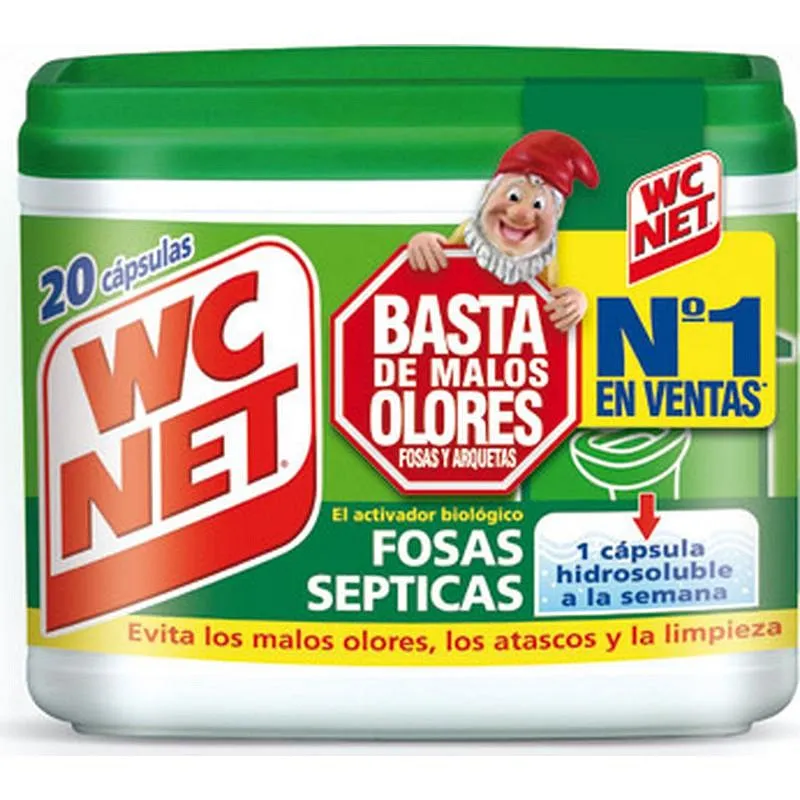 Compra ELIMINA OLORES FOSAS SEPTICAS 20 CAPSULAS X 18 GR WC NET 6309337 al mejor precio