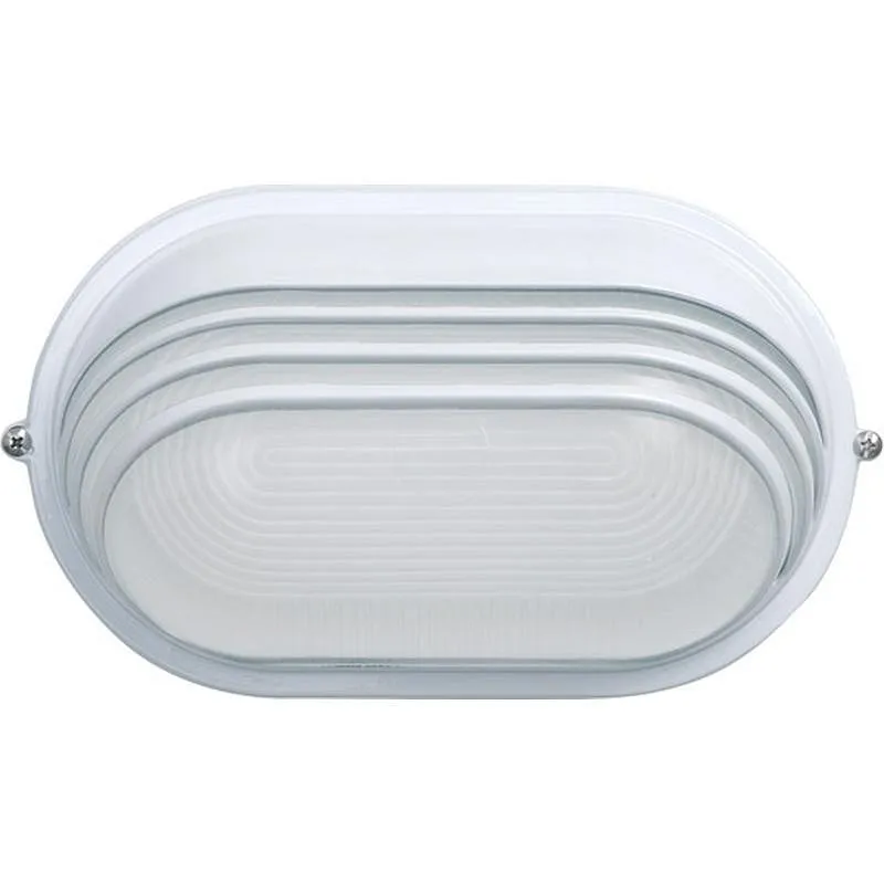 Compra APLIQUE EXTERIOR OVAL BLANCO IP54 E27 MAX. 100W LUXFORM IL556888 al mejor precio