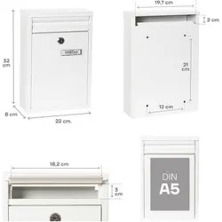 Compra BUZON EXTERIOR ZAGUAN BLANC ARREGUI E5751 al mejor precio