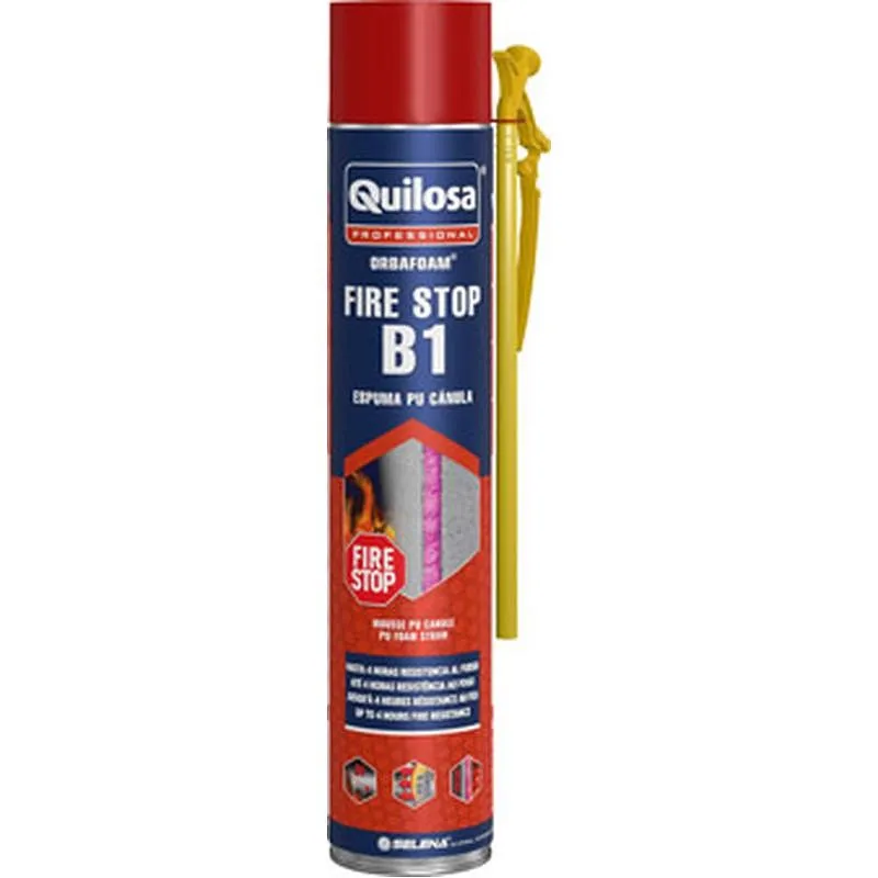 Compra ESPUMA POLIURETANO IGNIFUGA FIRE STOP CANULA 750 ML QUILOSA 10036223 al mejor precio
