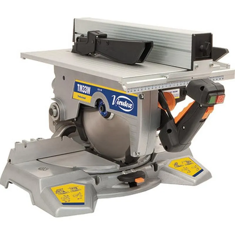 Compra SIERRA INGLETADORA MESA SUPERIOR TM-33 W 1500 W diametro 300 MM VIRUTEX 3300400 al mejor precio