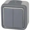 Compra CONMUTADOR SUPERFICIE DOBLE ESTANCO IP55 PLEXO LEGRAND 191514 al mejor precio