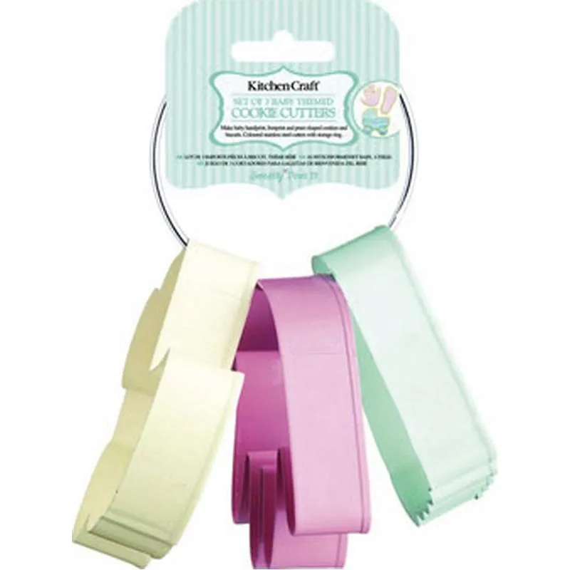 Compra CORTADOR GALLETAS/FONDANT SET3U 8247-BEBE KCCUTBABY3PC al mejor precio