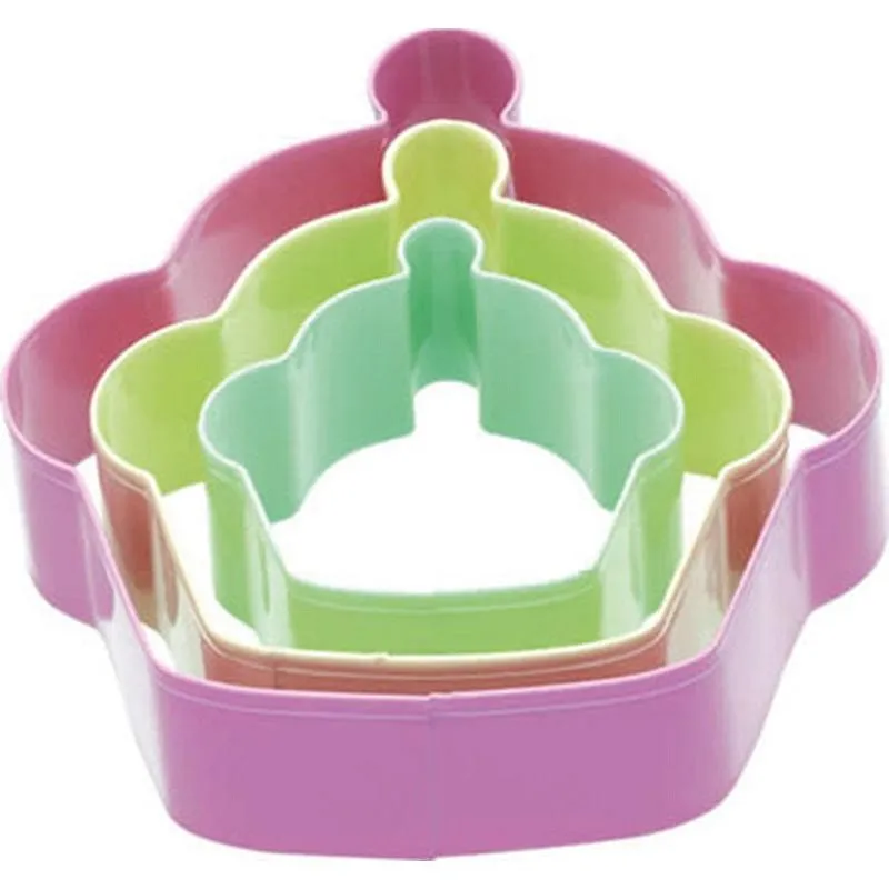 Compra CORTADOR GALLETAS/FONDANT SET3U 8248-CUPCAKE KCCUTCUP3PC al mejor precio