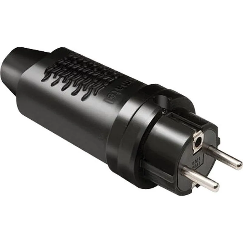 Compra CLAVIJA BIPOLAR 16A GOMA NEGRO IP44 FAMATEL 1107 al mejor precio