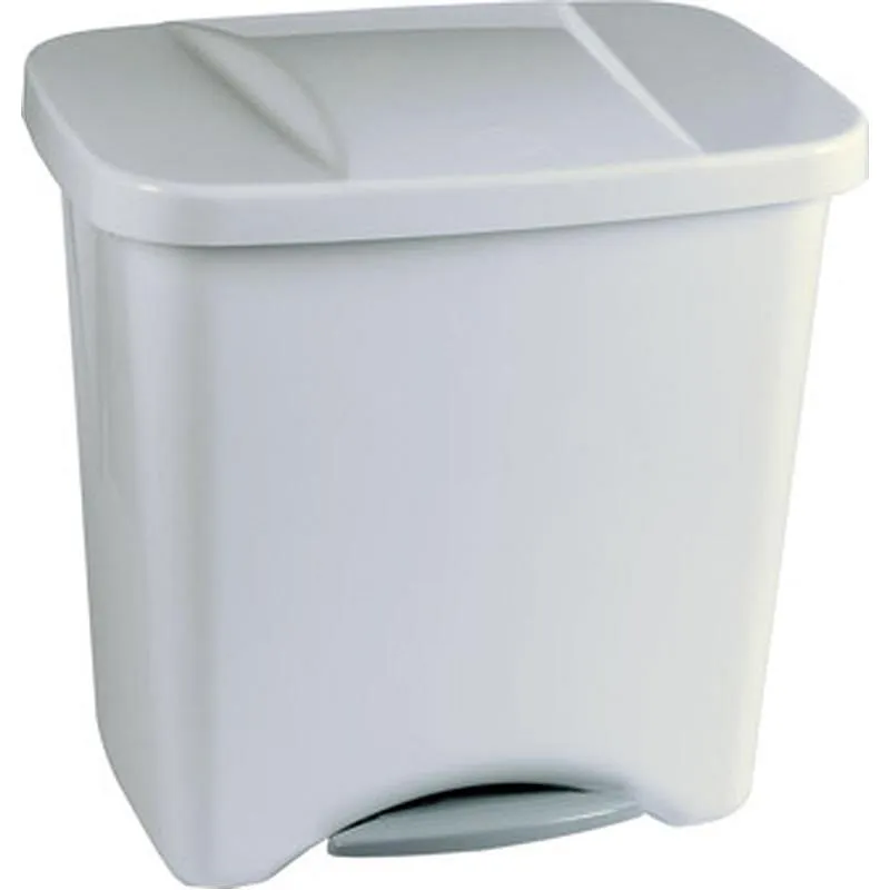 Compra CUBO CON PEDAL ECOLOGICO CON DIVISIONES 50 L-GRIS METALIZADO DENOX 24160 al mejor precio