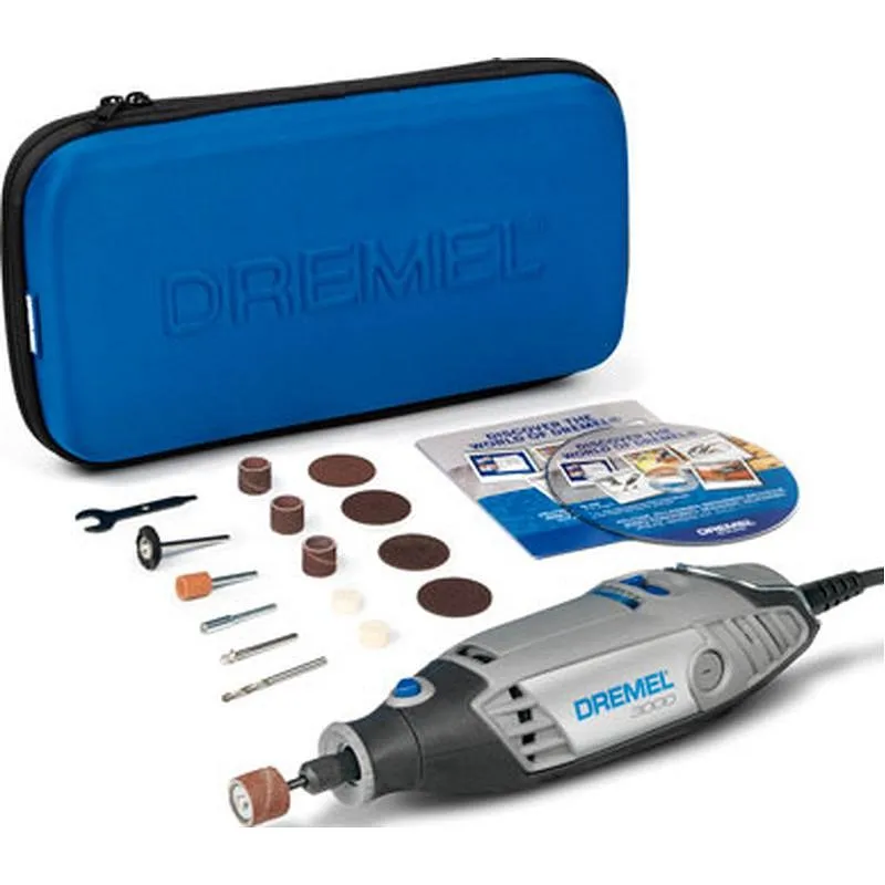 Compra MULTIHERRAMIENTA CON CABLE 3000JC 130 W + 15 ACCESORIOS DREMEL F0133000JC al mejor precio