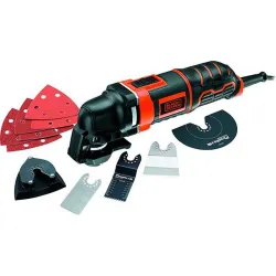Compra MULTIHERRAMIENTA OSCILANTE CON CABLE MT300K 300 W + 11 ACCESORIOS BLACK & DECKER MT300KA al mejor precio