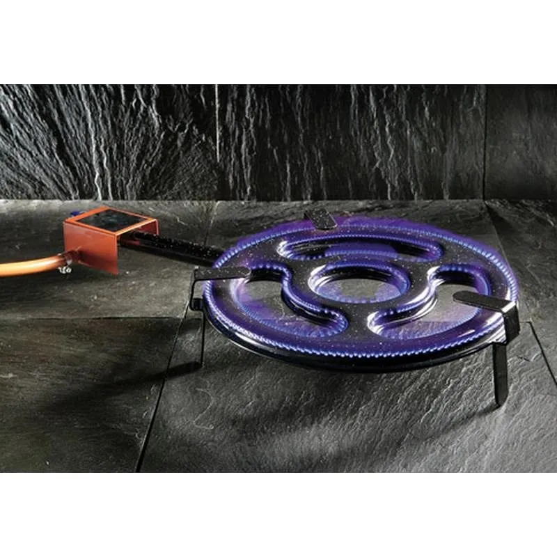 Compra PAELLERO PLANO + GAS BUTANO / PROPANO L70-70 CM/46 A 100- 4 AROS GARCIMA 76070 al mejor precio