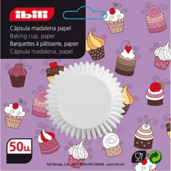 PAPEL MUFFIN BLANCO 50U 7...