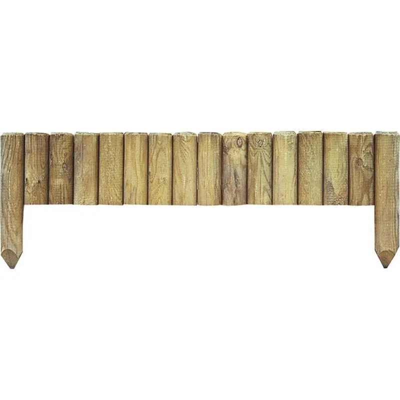 Compra BORDURA MINIVALLA MADERA PINEDE 20 X 112 CM POSTE DE FIJACION 35 CM FOREST 25 al mejor precio