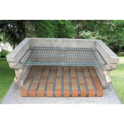 Compra PARRILLA BARBACOA EXTENSIBLE ZINC 50/60X40 CM SAUVIC 02722 al mejor precio