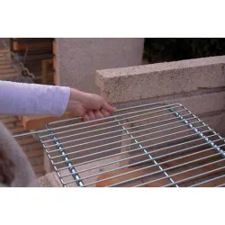 Compra PARRILLA BARBACOA EXTENSIBLE ZINC 50/60X40 CM SAUVIC 02722 al mejor precio