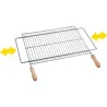 Compra PARRILLA BARBACOA EXTENSIBLE ZINC 60/70X40 CM SAUVIC 02724 al mejor precio