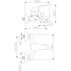 Compra MONOMANDO OKE CROMO BAÑO-DUCHA NON CGRS85710 al mejor precio