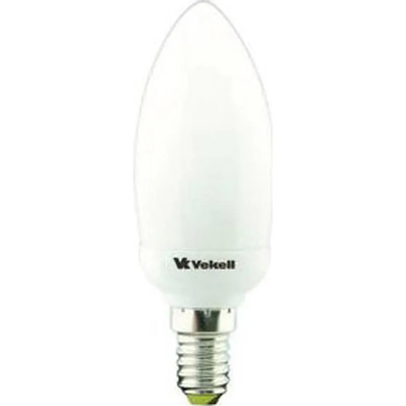 Compra LAMPARA BAJO CONSUMO MICRO VELA E14 11W/827 VEKELL VK0911E142700 al mejor precio