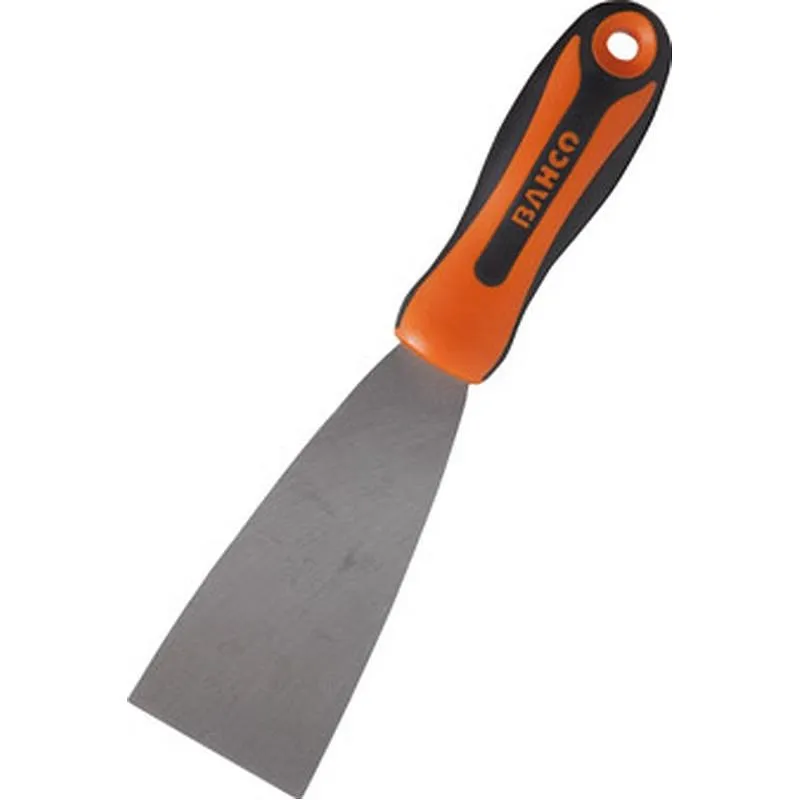 Compra ESPATULA PINTOR HOJA TEMPLADA MANGO BIMATERIAL 40 MM BAHCO 215000040 al mejor precio