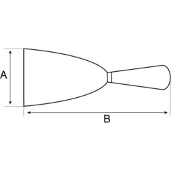 Compra ESPATULA PINTOR HOJA TEMPLADA MANGO BIMATERIAL 40 MM BAHCO 215000040 al mejor precio