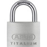 CANDADO TITALIUM 54TI ARCO NORMAL 25 MM ALUMINIO ABUS 54TI/25