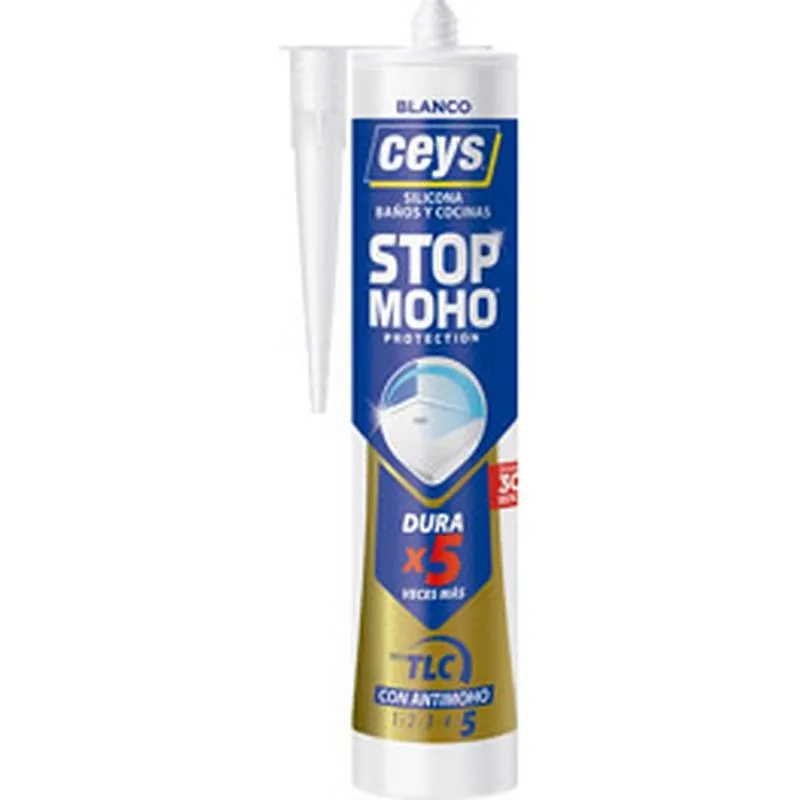 Compra SILICONA STOP MOHO 280 ML BLANCO CEYS 505540 al mejor precio