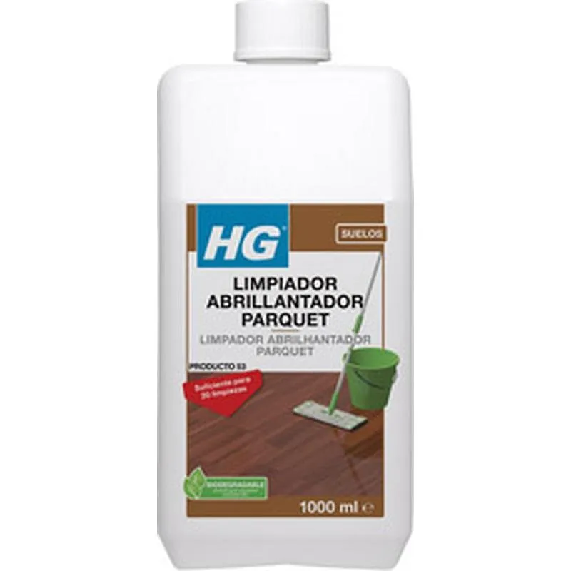 Compra LIMPIADOR ABRILLANTADOR USO DIARIO PARQUET 1 L HG 467100130 al mejor precio