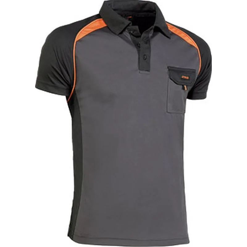 Compra POLO TOP RANGE COOLWAY GRIS / NARANJA TALLA 3XL JUBA 964/3XL al mejor precio
