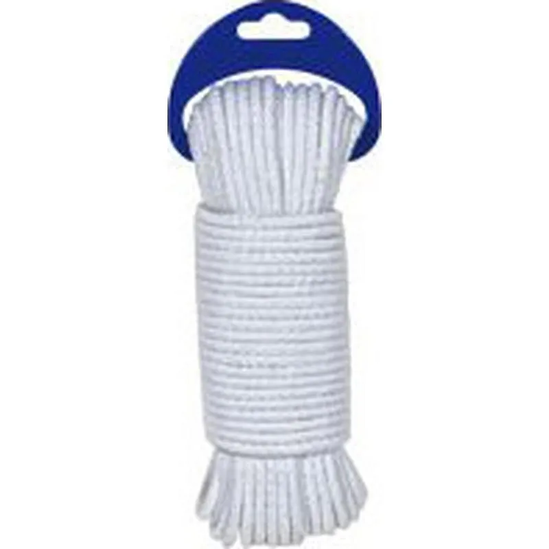 Compra CUERDA ALGODON TRENZADO CON ALMA diametro 4,5MM 15 MT BLANCO ROMBULL 461308001744 al mejor precio