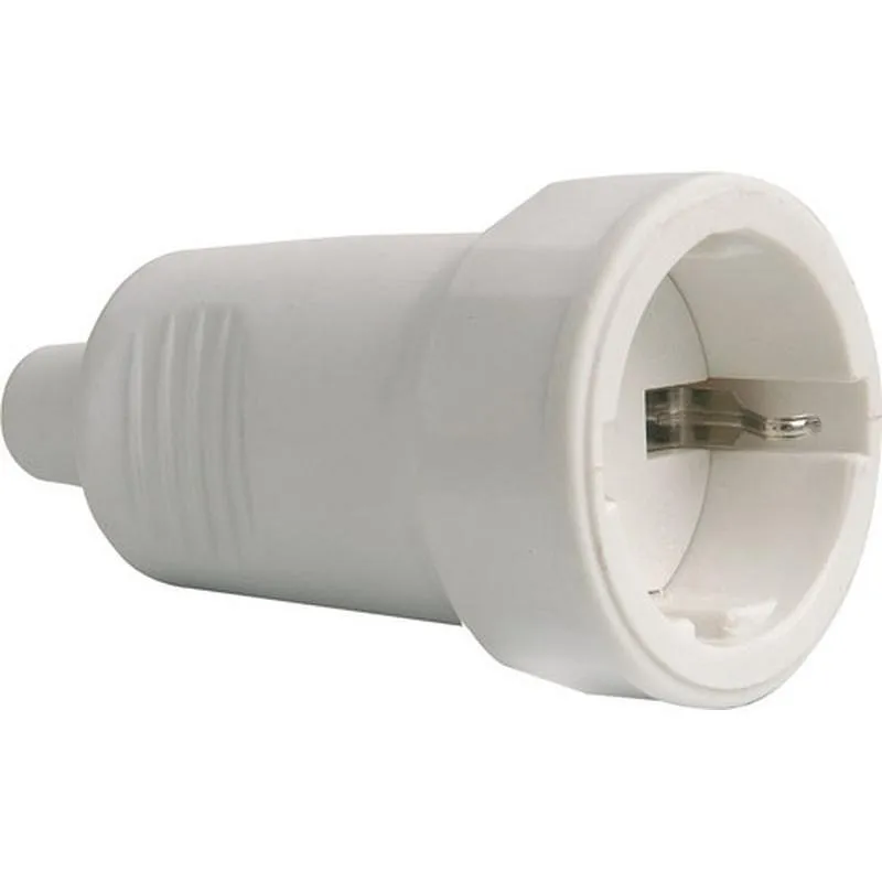 Compra BASE GOMA 10/16A 230V BLANCO SIMON BRICO CL824109 al mejor precio