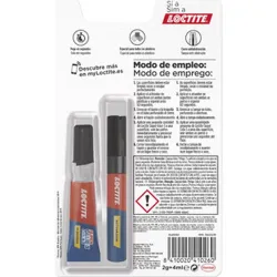 Compra ADHESIVO INSTANTANEO SUPER GLUE-3 PLASTICOS DIFIC. 2 GR + 4 ML LOCTITE 2971822 al mejor precio