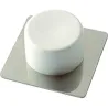 Compra TOPE PUERTA ADHESIVO 2 UDS ACERO INOX/PVC BLANCO BRINOX B90010B al mejor precio