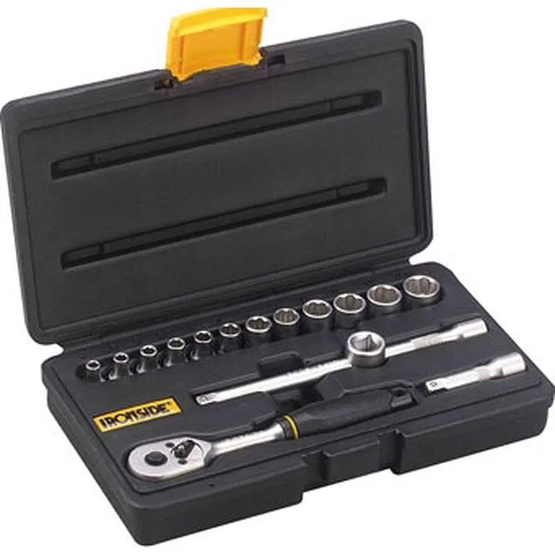 Compra MALETIN LLAVES DE VASO DE 1/4" 16 PZS IRONSIDE 116032 al mejor precio