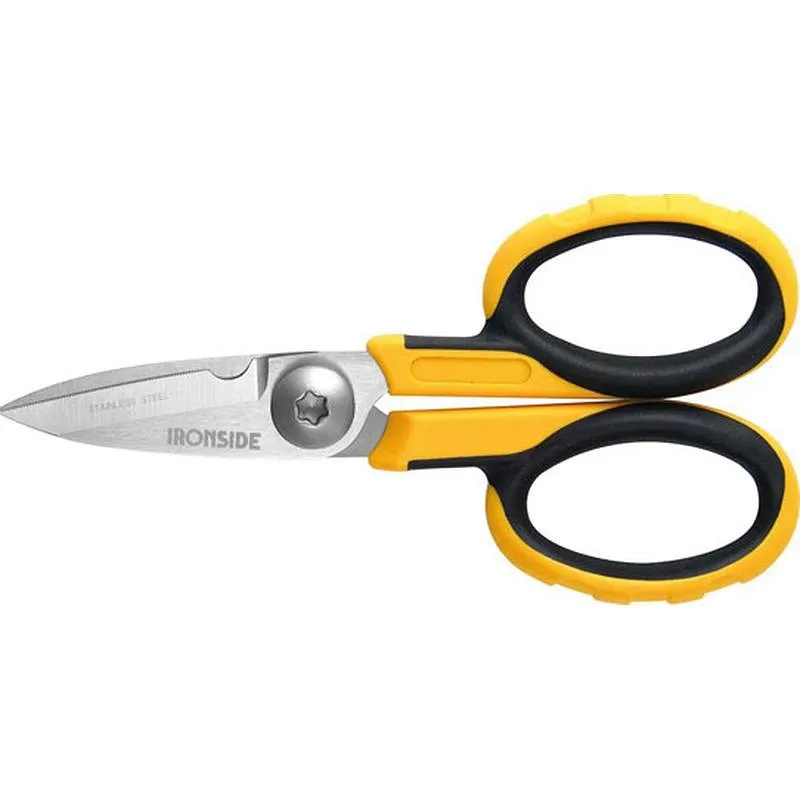 Compra TIJERA ELECTRICISTA 140 MM MANGO COMPONENTE LONGITUD DE CORTE: 42 MM IRONSIDE 125001 al mejor precio