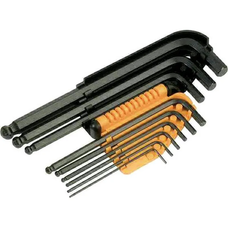 Compra LLAVE ALLEN PUNTA BOLA JUEGO 9 PIEZAS DE 1,5 A 10 MM IRONSIDE 114010 al mejor precio