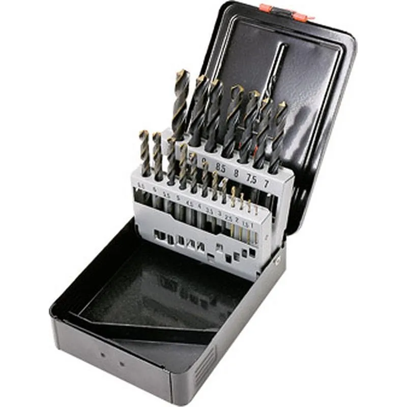 Compra BROCA PARA METAL HSS PRO JUEGO 19 PIEZAS diametro DE 1 A 10 MM. DE ½ EN ½ MM. IRONSIDE 230392 al mejor precio