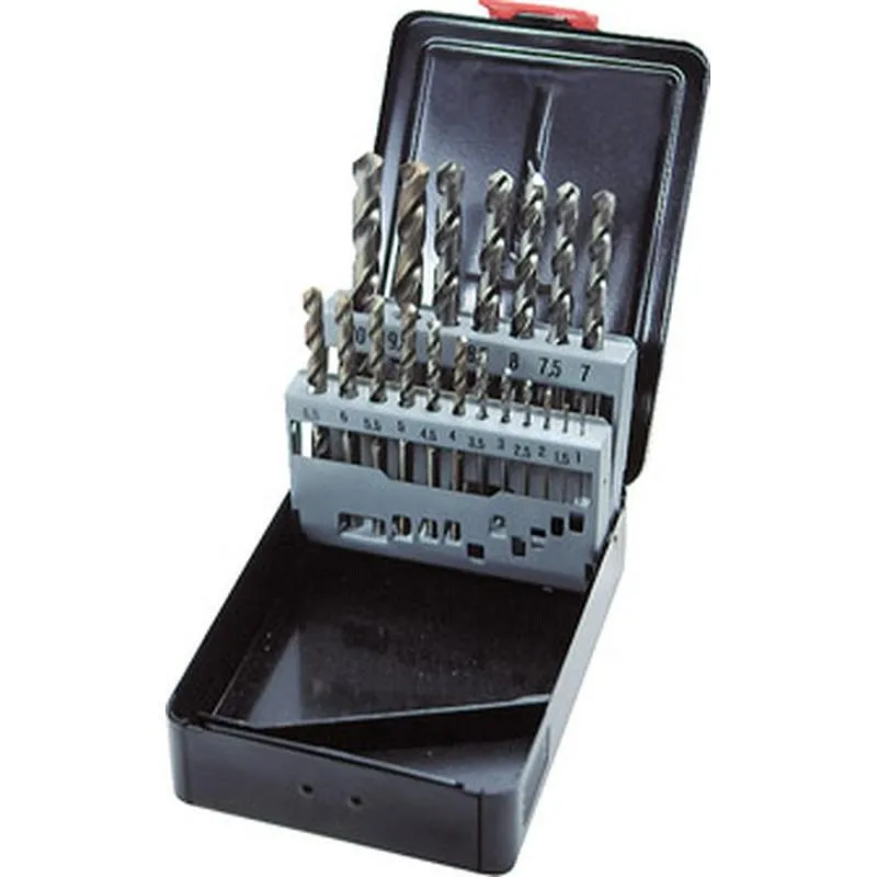 Compra BROCA PARA METAL HSS COBALTO JUEGO 19 PIEZAS diametro DE 1 A 10 MM. DE ½ EN ½ MM. IRONSIDE 230394 al mejor precio