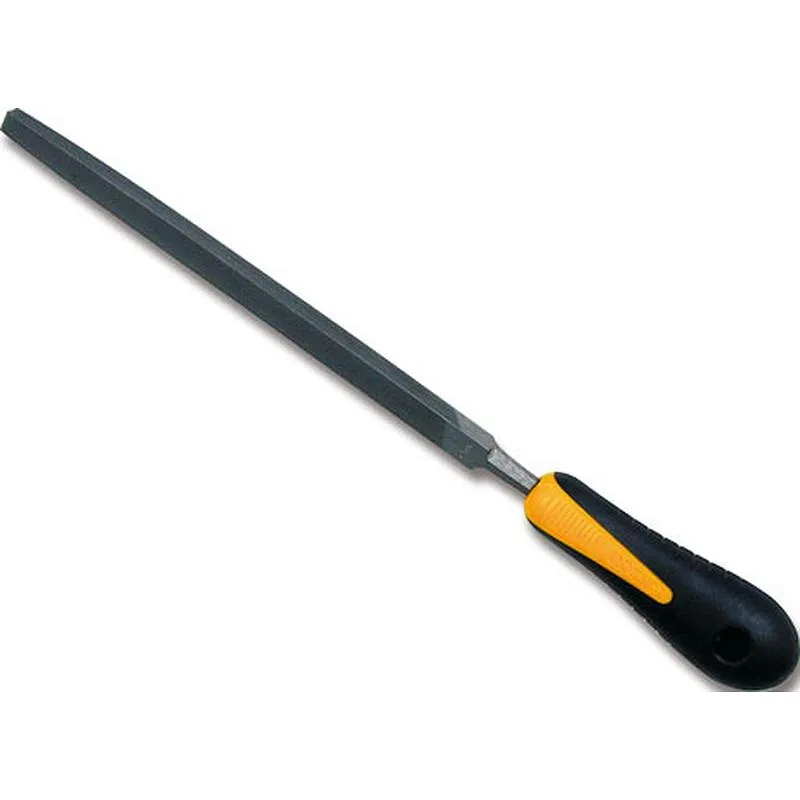 Compra LIMA TRIANGULAR ENTREFINA MANGO BIMATERIAL 150 MM IRONSIDE 137056 al mejor precio