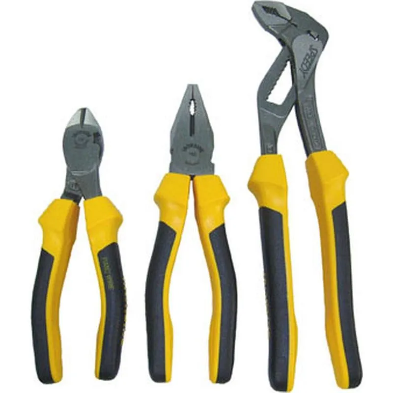 Compra ALICATES, JUEGO DE 3 PZS UNIVERSAL, DE CORTE DIAGONAL Y MULTI AGARRE IRONSIDE 121016 al mejor precio