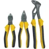Compra ALICATES, JUEGO DE 3 PZS UNIVERSAL, DE CORTE DIAGONAL Y MULTI AGARRE IRONSIDE 121016 al mejor precio