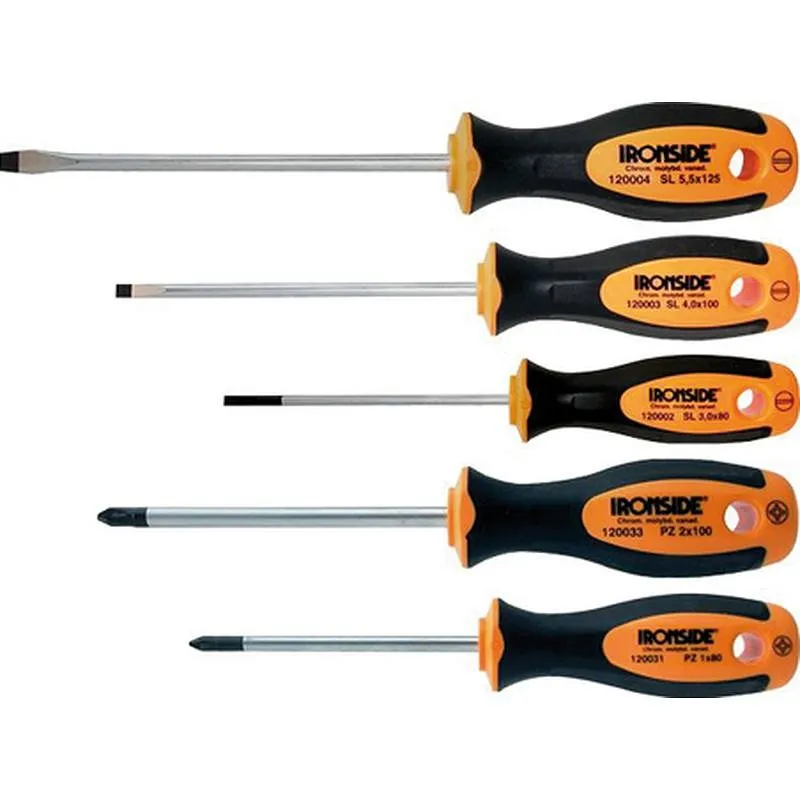 Compra DESTORNILLADOR JUEGO 5 PIEZAS BOCAS PL / PZ IRONSIDE 120501 al mejor precio