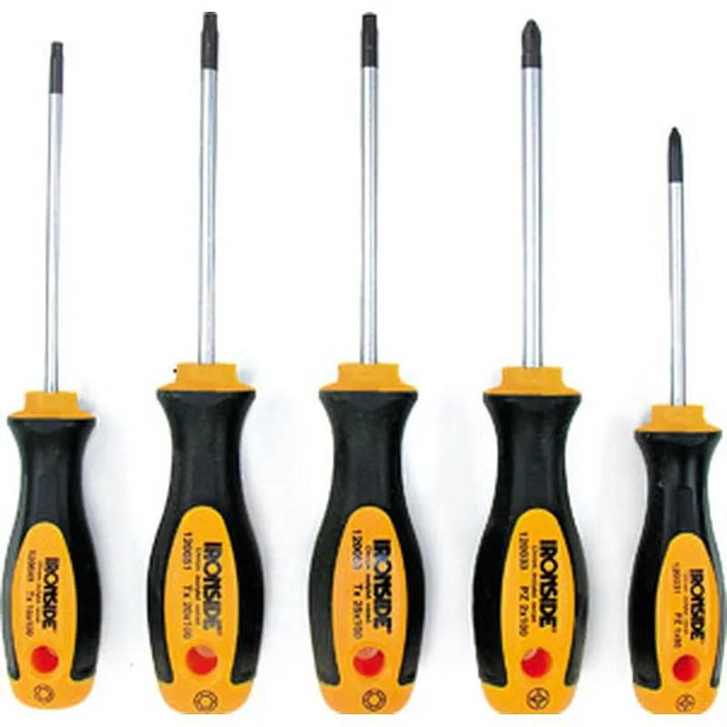 Compra DESTORNILLADOR JUEGO 5 PIEZAS BOCAS PZ / TX IRONSIDE 120507 al mejor precio