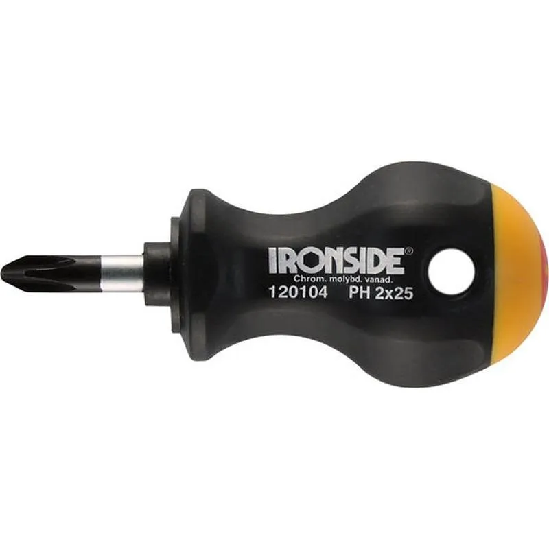 Compra DESTORNILLADOR BOCA PHILLIPS CARROCERO 1 X 25 MM IRONSIDE 120102 al mejor precio
