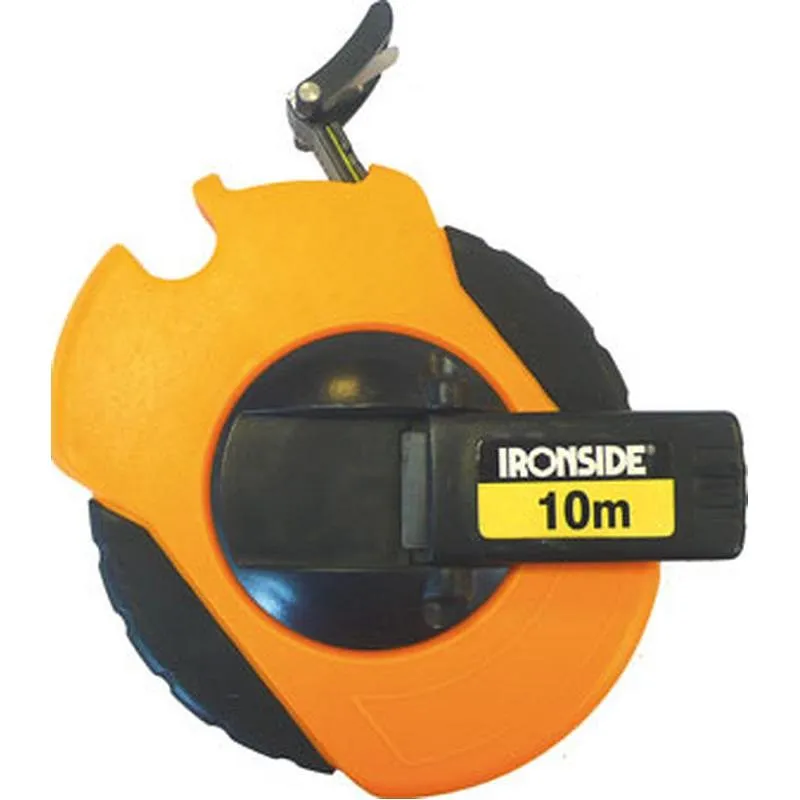 Compra CINTA METRICA FIBRA DE VIDRIO 15 MM 30 M ESTUCHE BI MATERIAL CON MANIVELA DE RECOGIDA IRONSIDE 150227 al mejor precio