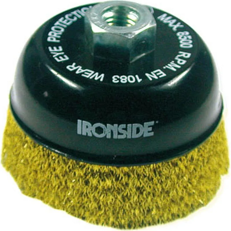 Compra CEPILLO TAZA PUA LATONADA M14 diametro 75/0.30 IRONSIDE 243012 al mejor precio