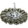 Compra CEPILLO CIRCULAR PUA TRENZADA ACERO ESPIGA 6 MM diametro 75 X 8/0.50 IRONSIDE 243014 al mejor precio