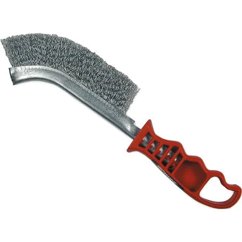 Compra CEPILLO MANUAL UNIVERSAL MANGO ROJO PUAS DE ACERO INOXIDABLE IRONSIDE 139006 al mejor precio