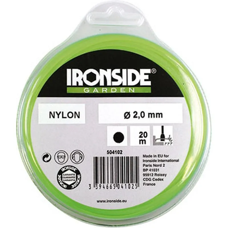 Compra HILO NILON REDONDO diametro 2,0 MM 20 M IRONSIDE GARDEN 504102 al mejor precio