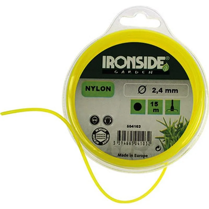Compra HILO NILON REDONDO diametro 2,4 MM 15 M IRONSIDE GARDEN 504103 al mejor precio